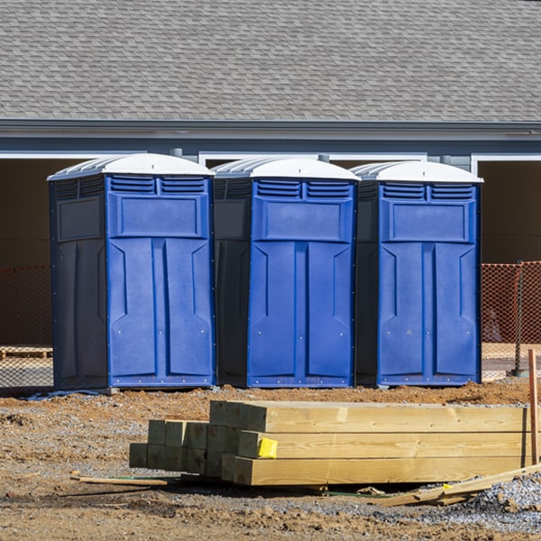 how can i report damages or issues with the portable toilets during my rental period in Boomer North Carolina